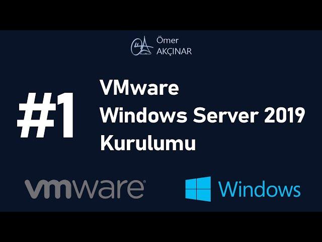 #1 - VMware Windows Server 2019 Kurulumu #vmware #windows #activedirectory