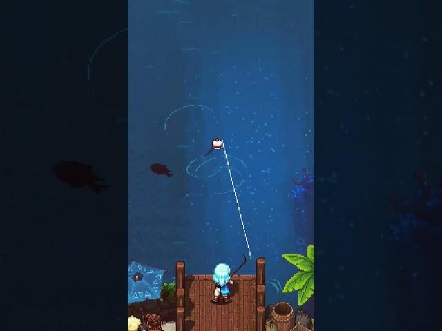 Fishing in #seaofstars was really fun! #Doublezone #indiegames #rpggames