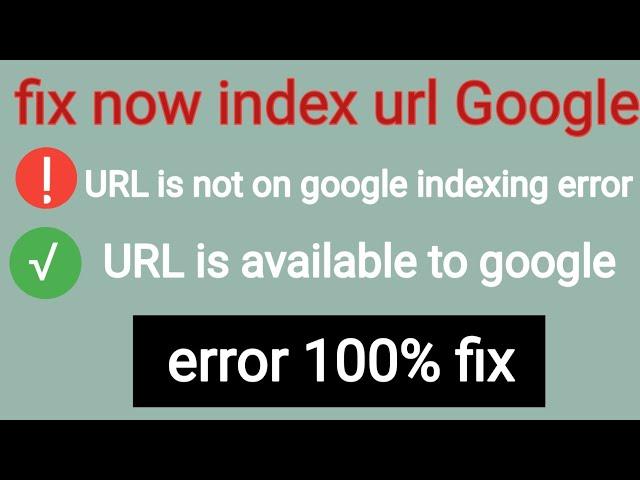 Url is on Google but has issues Error Solved | URL is Not on Google | URL is on Google But has Issue