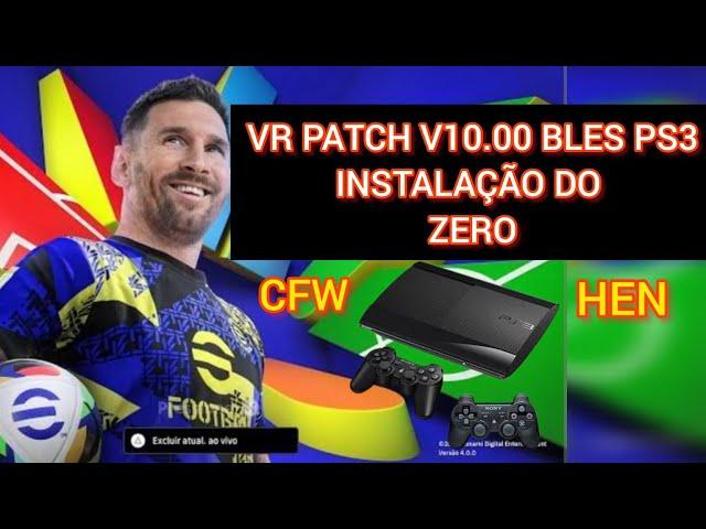 VR PATCH V10.00 SEASON SUMMER 2025 PS3 INSTALAÇÃO DO ZERO SUPER ATUALIZADO BRASILEIRÃO SÉRIE A/B