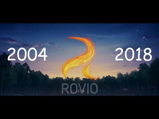 Evolution of Rovio  games - 58 games from 2004 to 2018