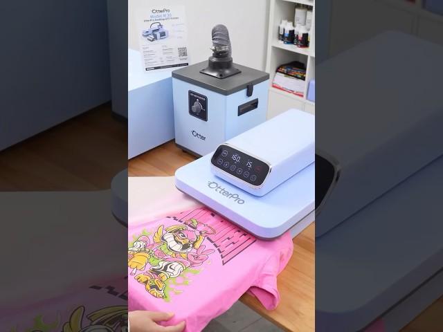 DTF Printer Full Process  Fast T-Shirt Printing 