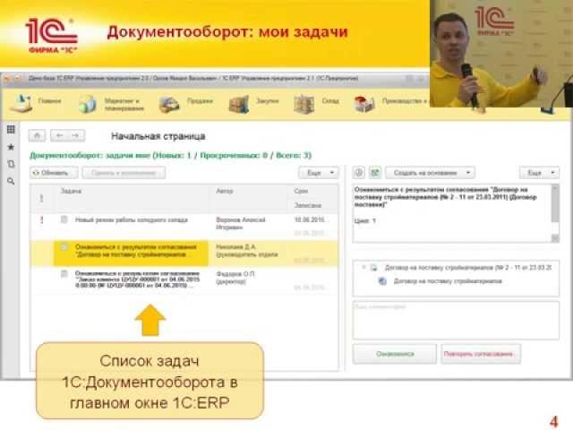 0612. Интеграция 1С:ERP и 1С:Документооборот. ECM-система в ИТ-инфраструктуре предприятия