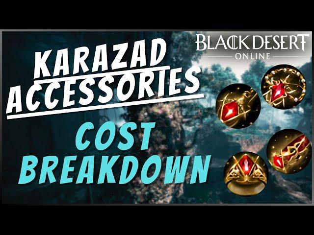 Karazad Accessories - Everything you need to know. Cost Analysis & More | Black Desert