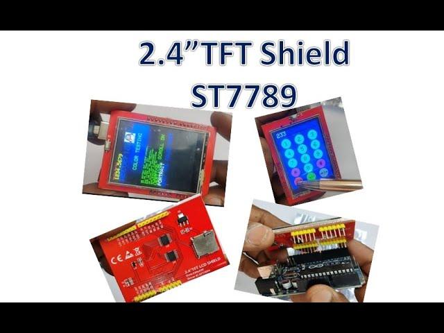 2.4" TFT SHIELD ST7769 For Arduino