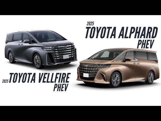 2025 Toyota Alphard & Vellfire PHEVvs unveiled in Japan | AUTOBICS