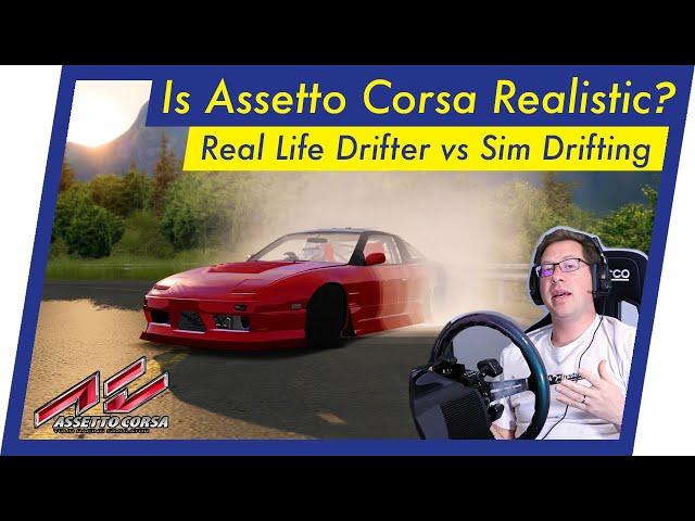 Is Assetto Corsa Drifting REALISTIC? (Real Drifter vs Fanatec Sim)