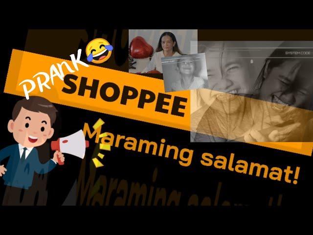 Salamat Shoppee Prank Call I CAM Gonzales