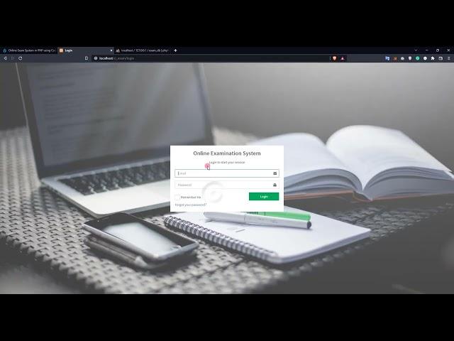 Online Exam System in PHP using CodeIgniter DEMO