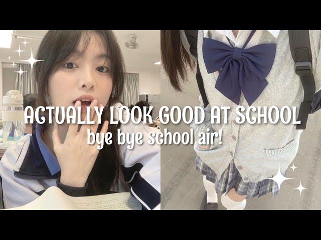 how to ACTUALLY look good at school ️ | maintain a clean and neat appearance