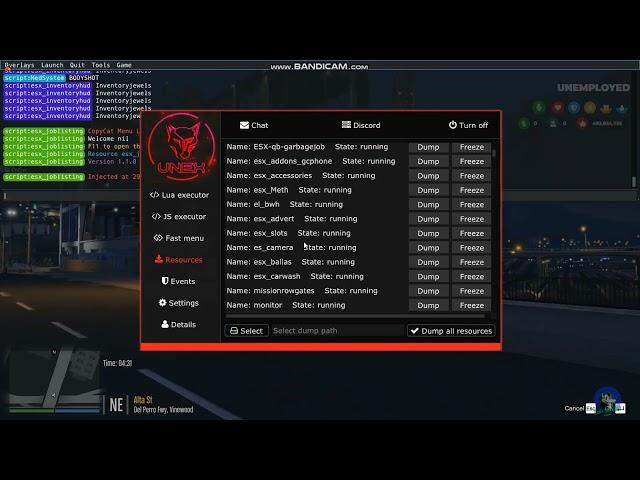 Grand Theft Auto Five M Mod Menu Unex/refline Executor