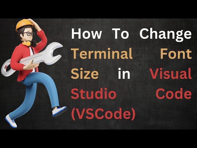 How To Change Terminal Font Size in Visual Studio Code (VSCode) | In Hindi