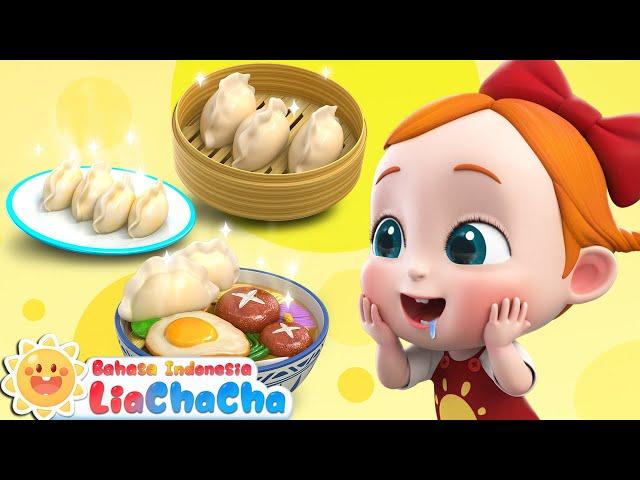 Membuat Pangsit | Lagu Makanan | Lagu Lucu | Lagu Anak-anak | LiaChaCha Bahasa Indonesia