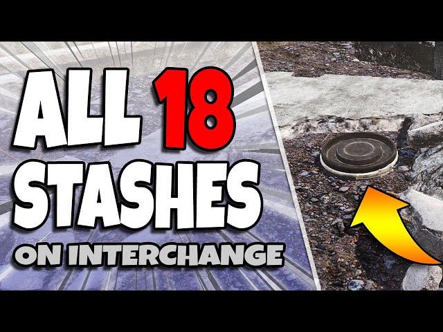 ALL 18 HIDDEN CACHES on INTERCHANGE | Escape From Tarkov Stash Run