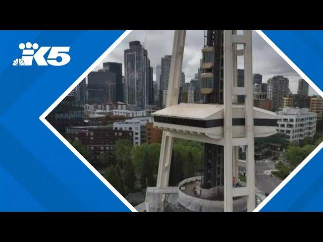 Space Needle unveils outdoor, all-glass, double-deck elevator