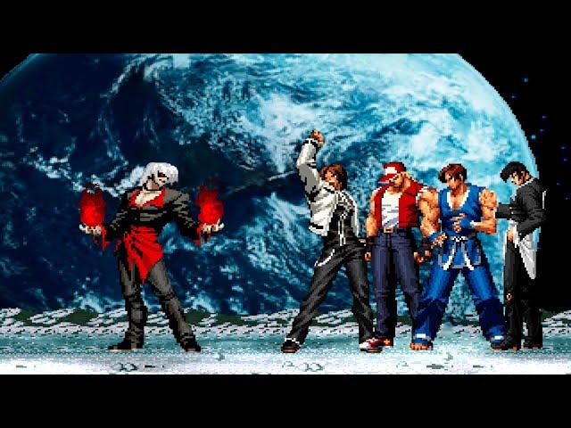 [KOF Mugen] Element -O- vs Super Hero Team