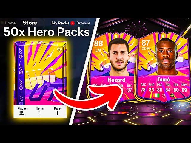 50x MAX 88 HERO PACKS!  FC 25 Ultimate Team