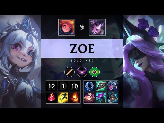 Zoe Mid vs Syndra: Legendary - BR Master Patch 25.S1.1