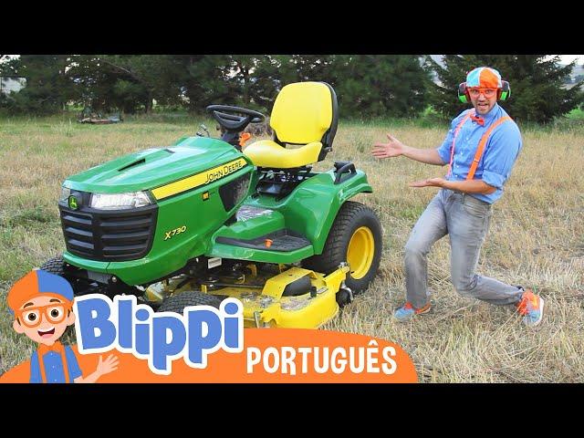 Conhecendo um Cortador de Grama | Vídeos Educativos para Crianças | As Aventuras de Blippi