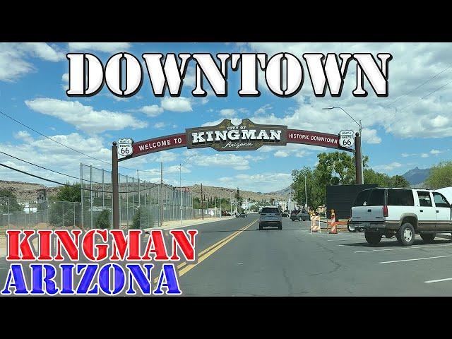 Kingman - Arizona - 4K Downtown Drive