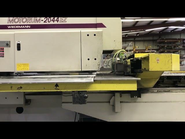 Murata Wiedemann Motorum-2044 EZ 22 Ton CNC Turret Punch Press w/ Auto Index