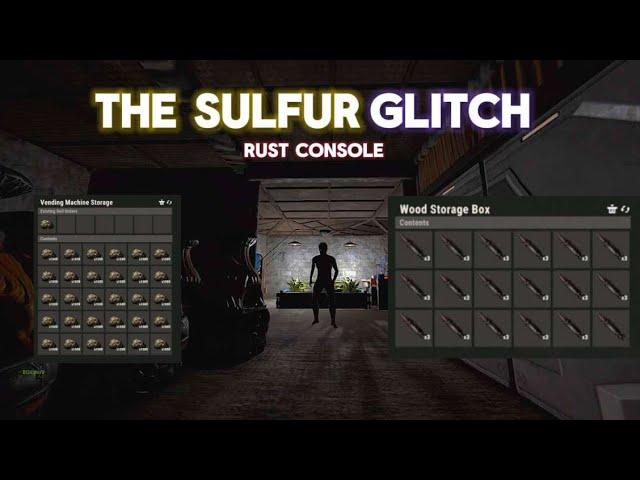 THE SULFUR GLITCH- Rust Console