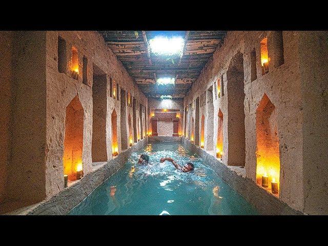 Amazing Building Skills! How To Build The Most Secret Temple Swimming Pools Underground