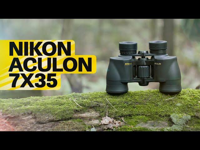 Бинокль NIKON ACULON 7X35 | Тест на 4 КМ!