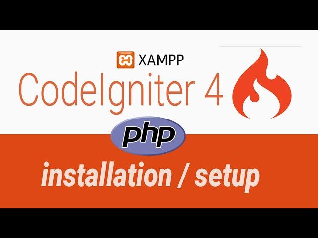 How to install or setup Codeigniter 4 With Xampp Manual Installation