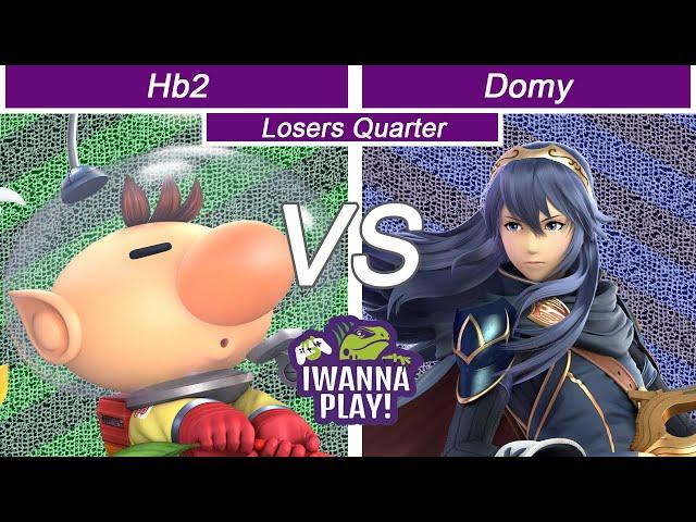 IWanna Smash 63 - Hb2 (Olimar) Vs Domy (Lucina) - Losers Quarter