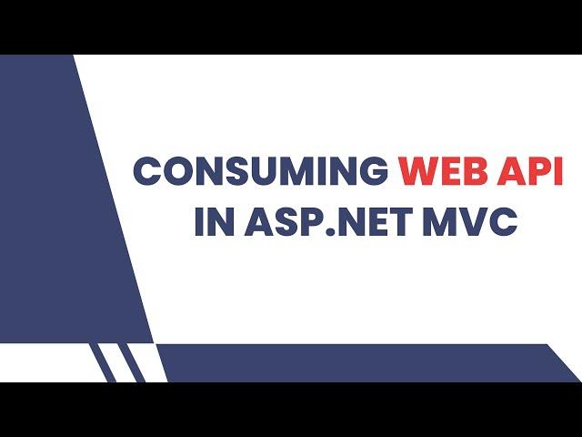 How To Consume WEB API in ASP.NET MVC