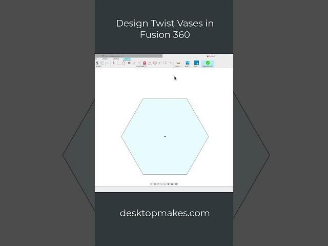Design Twist Vase in Fusion 360 #fusion360 #3dprinting