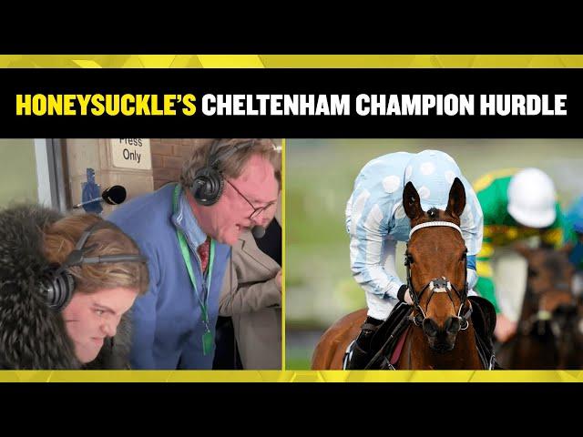  MUST WATCH! Rupert Bell & Lizzie Kelly’s commentary of Honeysuckle’s Cheltenham Champion Hurdle