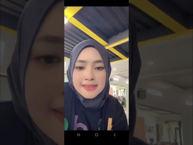 Tiktok live hijabers cantik ngeGym 》bigo live 》tiktok hot