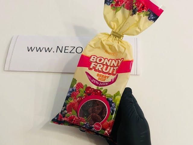 Roshen Bonny Fruit Berry Mix Jelly Candy with Juice 200g/7oz