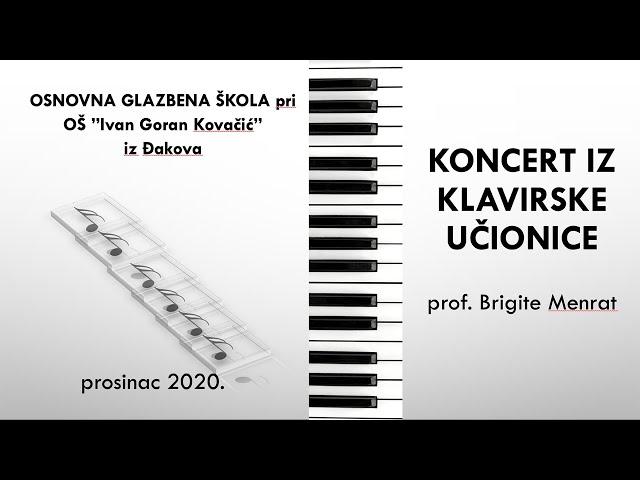 Koncert iz klavirske učionice prof. Brigite Menrat