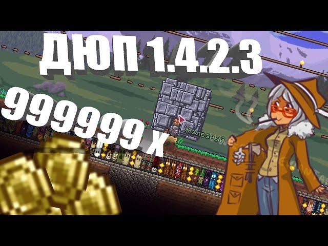 Terraria Простой дюп монеток и ящиков 1.4.2.3