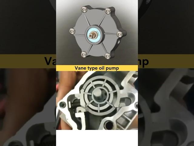 Vane type Oil Pump  #cadcam #vane #pump #3ddesign #engineer #solidworks #tutorial #viralpost