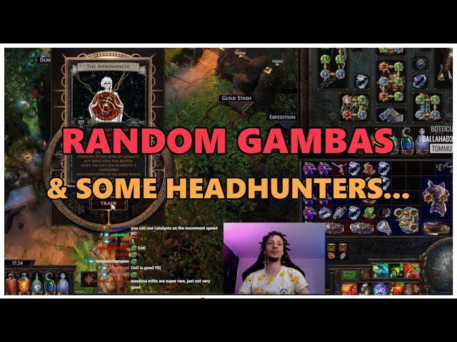 [PoE] Random gambas and some Headhunters... - Stream Highlights #612