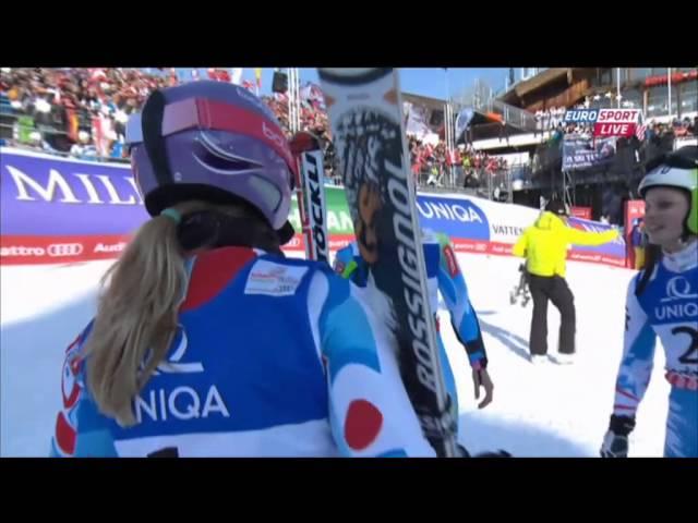 Tessa Worley championne du géant - Schladming 2013 (HD)