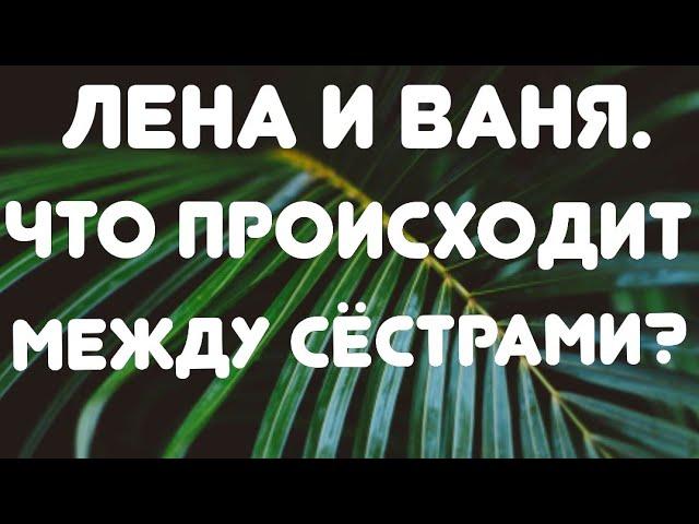 Лена и Ваня//Что происходит между сестрами? // Обзор видео//