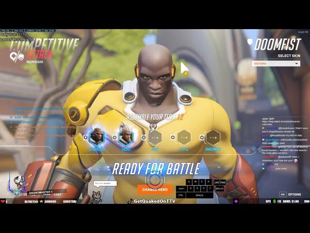 Overwatch 2 Rollout Doomfist God GetQuakedOn Intense & Top Ranked Gameplay