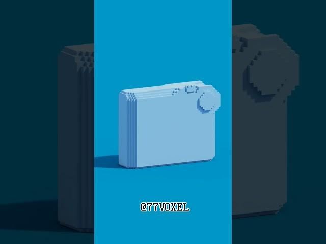 Voxel Radio  #voxel #voxelart #lowpoly #lowpoly3d  #magicavoxel #3d#digitalart #radio#77voxel