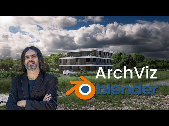 Realistic HDRI lighting for exterior ArchViz in Blender