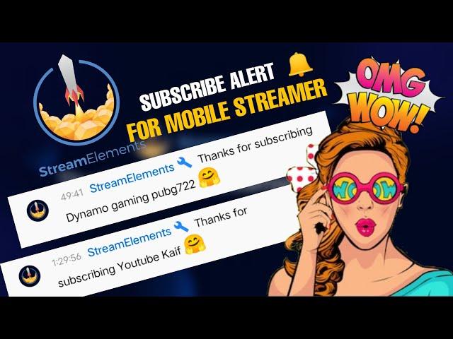 How to add subscriber alerts on Your Live Stream | Chat Alerts on Youtube | chat alerts