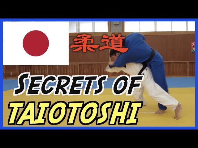 Learn the Japanese secrets of a successful  TAI OTOSHI