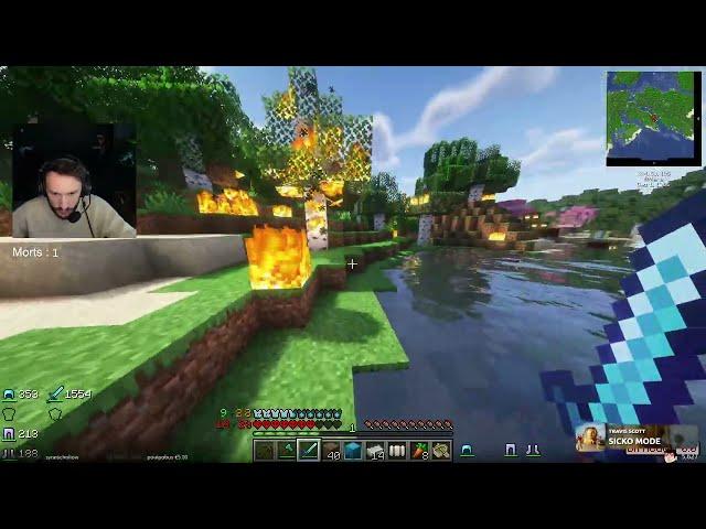 VOD - Laink // Minecraft - Lucky World Invasion (Run trigon + watermaster)