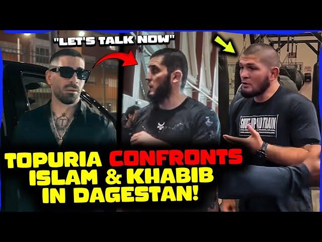 BREAKING! Ilia Topuria CONFRONTS Islam Makhachev in DAGESTAN, Khabib INVOLVED, Dana White REACTS!