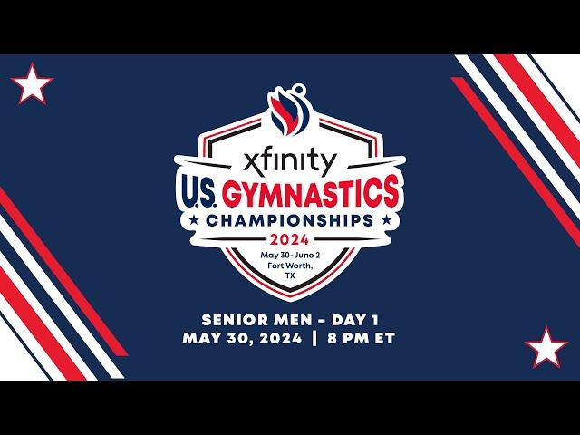 2024 Xfinity U.S. Gymnastics Championships - Senior Men - Day 1 (International Feed)