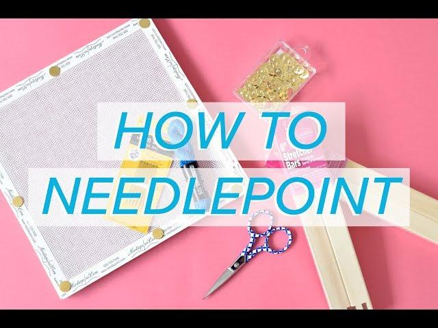 Learn How to Needlepoint in FIVE Minutes | Needlepoint.Com